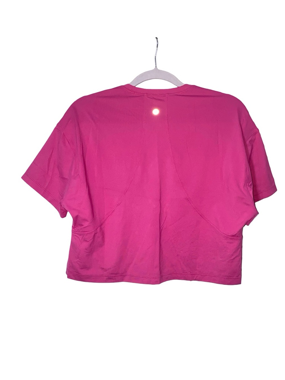 Lululemon Athletica Cropped relaxed fit Tee - Sonic Pink - Size 4 - Picture 3 of 5